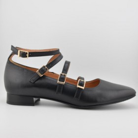 Eleganckie Baleriny Damskie z Paskami